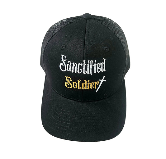 Sanctified Soldier Black Hat
